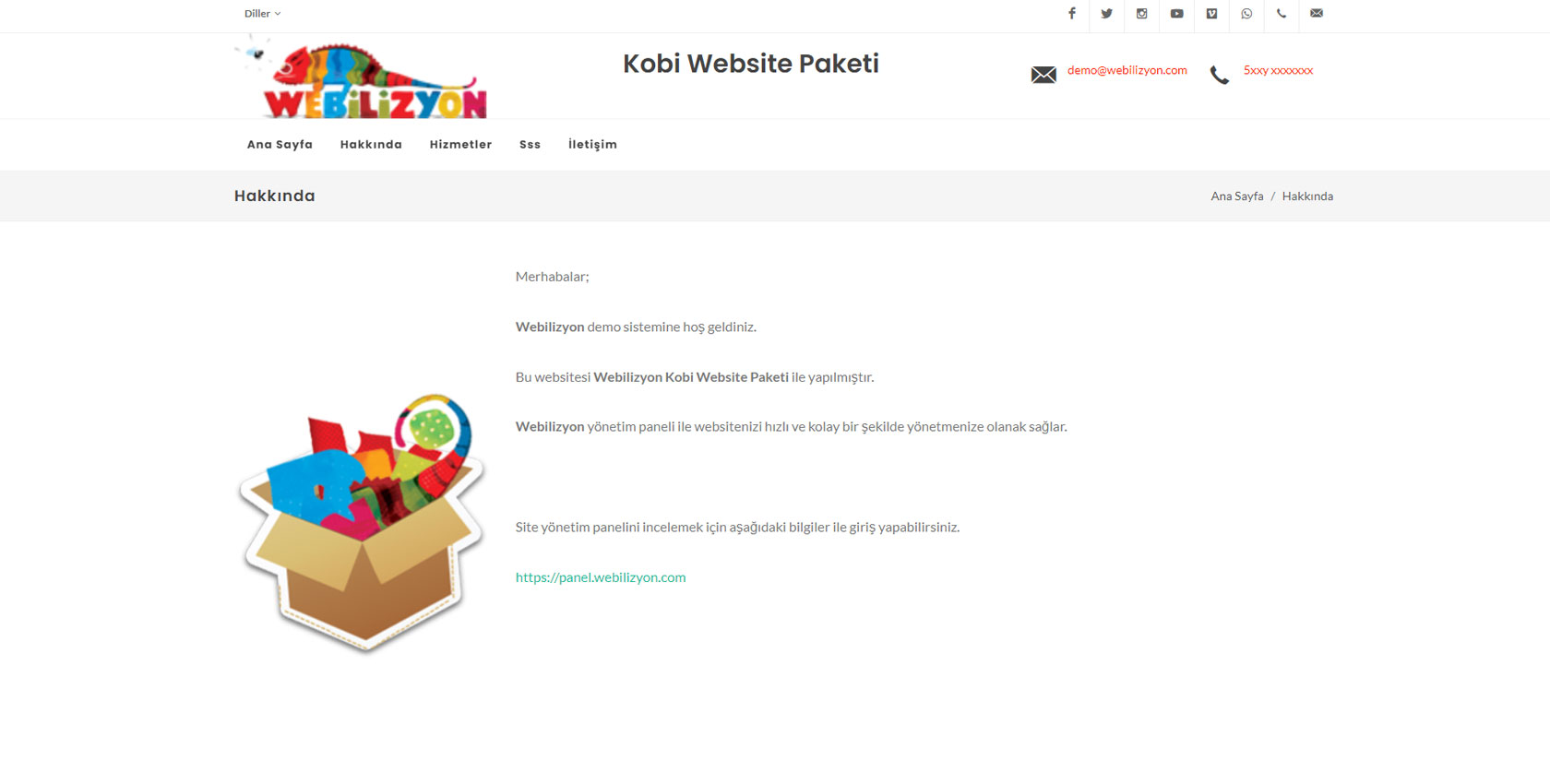 Kobi Web Site Paketi